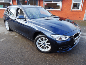 black bmw 3 series car